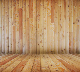 wooden room