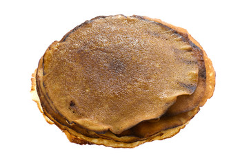 pancake isolated on white background