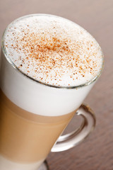 Coffee Latte in a glass