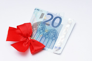 20 euro schein mit schleife