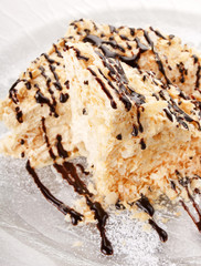 puff pastry with chocolate