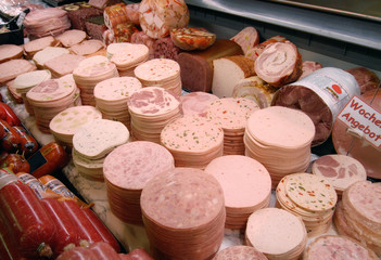 Verschiedene Wurstsorten