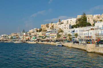 Fototapeta na wymiar Panorama z Naksos, Cyklady, Grecja