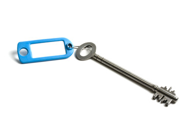 Old key with blank tag