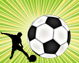 Fototapeta premium football vector background
