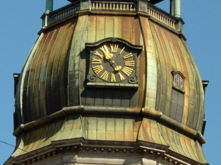 Old church clock