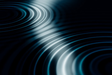 Blue abstract water ripple