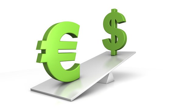 out of balance - euro and dollar