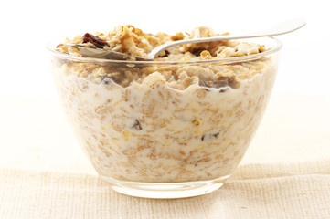 Muesli with milk