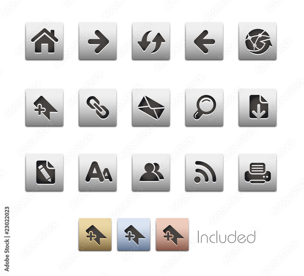 Fototapete web navigation / it includes 4 color in differents layers.