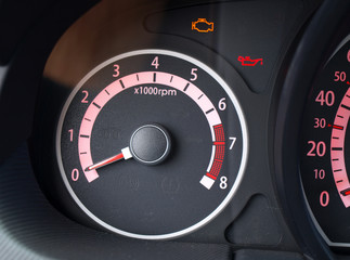 Naklejka premium Car dashboard