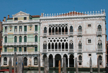Fototapeta na wymiar Wenecja pałac na Canal Grande