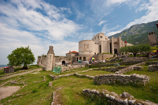 Skanderbeg Museum & Festungsgel&auml;nde, Kruje, Albanien