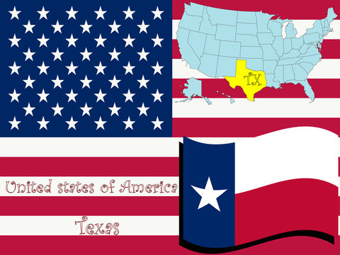 texas state illustration