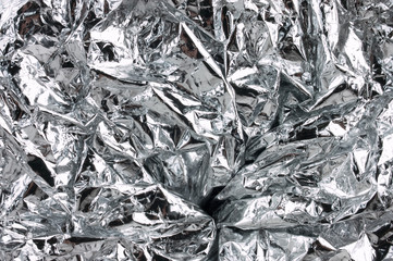 crushed tinfoil