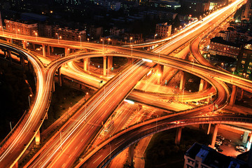 Fototapeta na wymiar Węzeł drogowy w Hangzhou