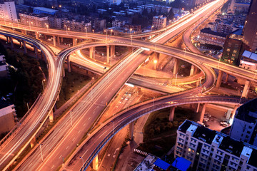 Fototapeta na wymiar Węzeł drogowy w Hangzhou