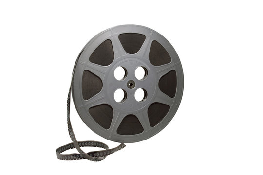 film reel isolated with path