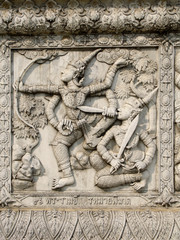 Ayutthaya temple wall reliefs nb. 10