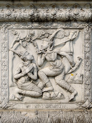 Ayutthaya temple wall reliefs nb. 15