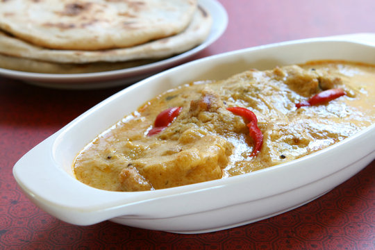 Kadhi - Spicy Curry and Potatoes