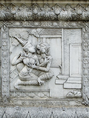 Ayutthaya temple wall reliefs nb. 26