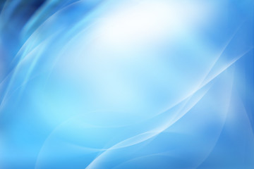 Abstract blue and white blur background. Copy space