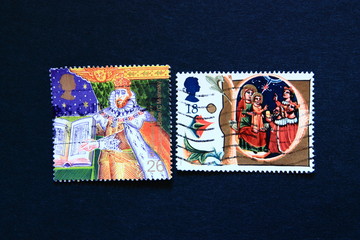 Obraz premium Timbres anglais