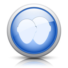 Easy editable vector button for web design