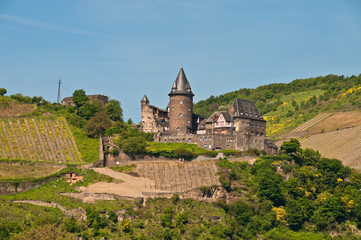 Sch&ouml;nburg in famous rhine valley