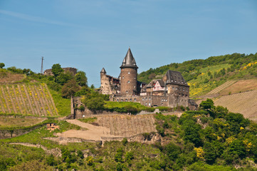 Schönburg in famous rhine valley