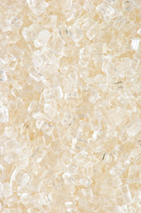 macro photo of granules of sugar