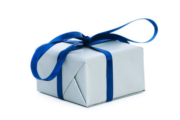 Gift box isolated on the white background