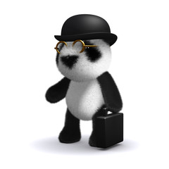 3d Business panda © Steve Young