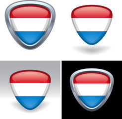 Luxembourg Flag Crest