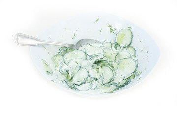 Gurkensalat mit Dill