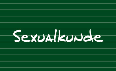 Kreidetafel - Sexualkunde