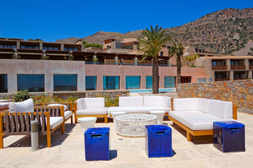 Fototapeta na wymiar Teren rekreacyjny na luksusowy hotel, Kreta, Grecja