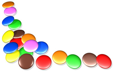 Caramelle Confetti Colorate-Colored Sweets Candies Background-2