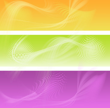 illustration - banni&egrave;res trois couleurs