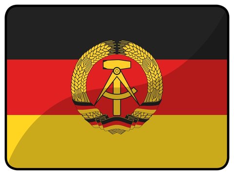 drapeau rda ddr flag