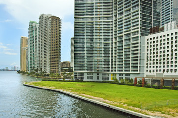 Fototapeta na wymiar Downtown Miami, Florida, USA