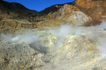 Mount Papandayan Volcanic Crater