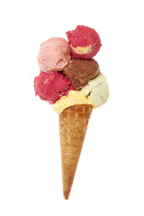 Eiscreme auf Stanitzel