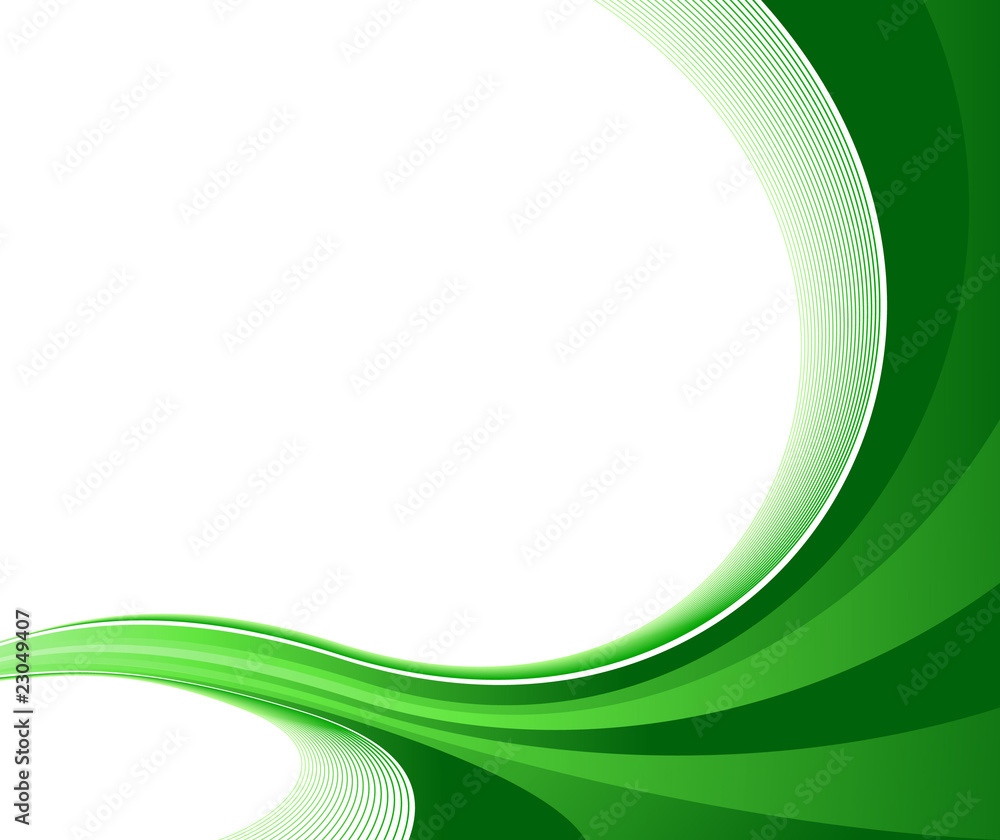 Canvas Prints abstract geen wave - certificate