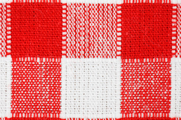 checkered tablecloth