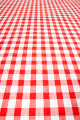 checkered tablecloth