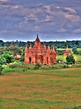 Myanmar, Bagan - Aerial view nb.4