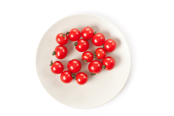 cherry tomatoes on plate