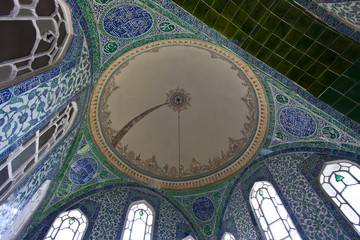 Fresco Dome in Topkapi Palace